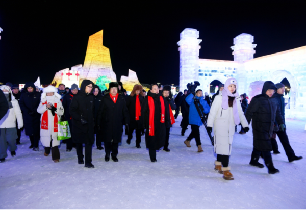 山东温度拥抱冰城 冰雪交融共续亲情——2026哈尔滨冰雪节山东文旅宣推活动成功举办