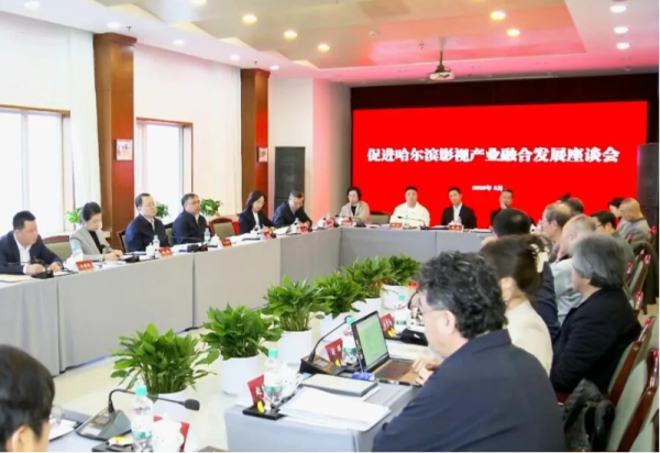 促进哈尔滨影视产业融合发展座谈会在京召开 于洪涛王合生出席