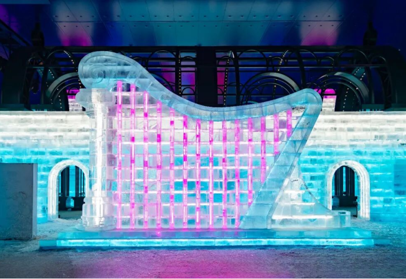 挥动魔法棒，冰雕会唱歌？！