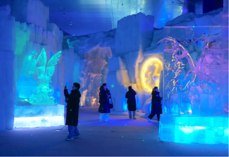 拒绝闷热！南方游客组团奔赴梦幻冰雪馆！